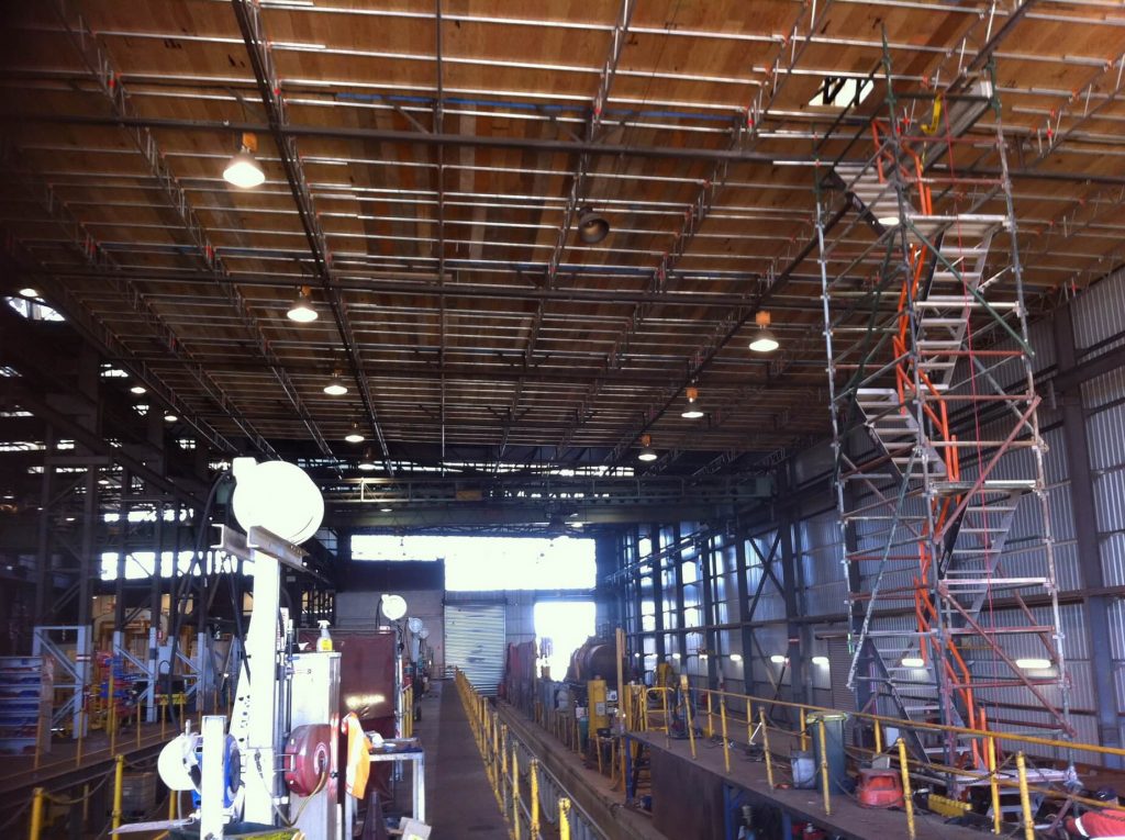 Picture of QR Rail Maintenance Terminal Roof -1 and our scaffolding
